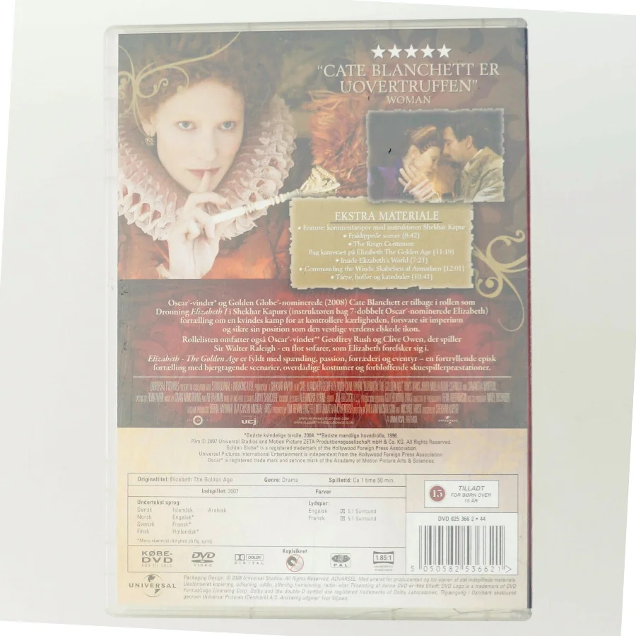 Elizabeth: The Golden Age med Cate Blanchett (DVD)
