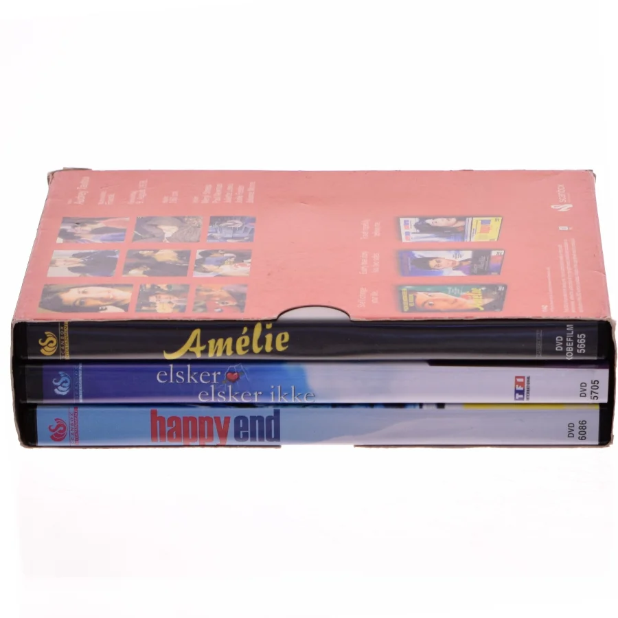 DVD-samling med Audrey Tautou film fra Scanbox