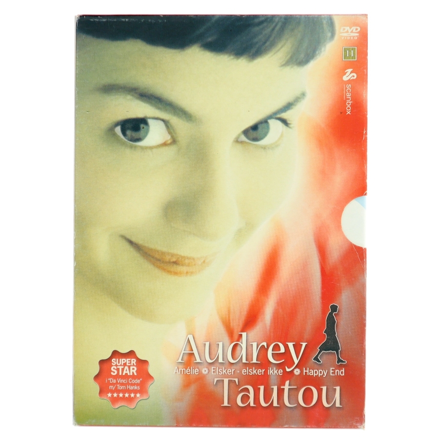 DVD-samling med Audrey Tautou film fra Scanbox