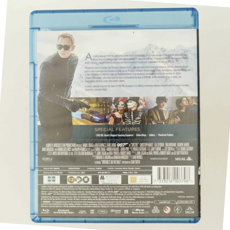 SPECTRE med Daniel Craig (Blu-ray)