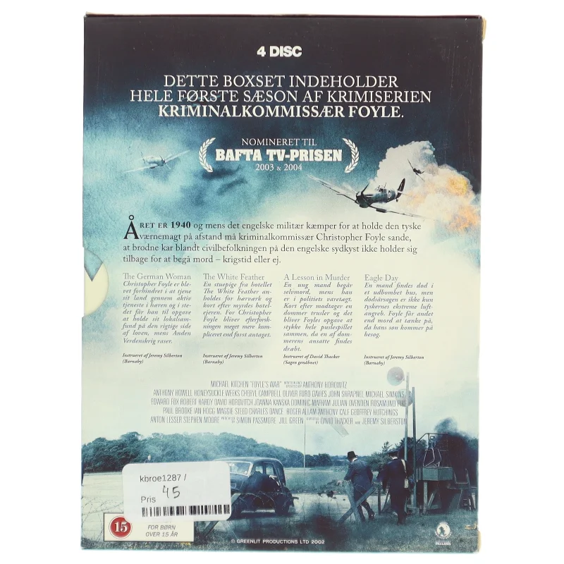 Foyle's War Sæson 1 DVD-boks