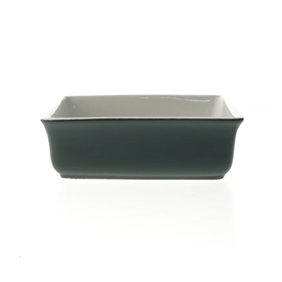 Kvadratiske fade i hvid porcelæn 
