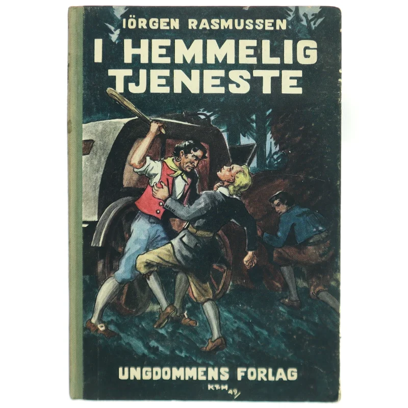 Vintage bog 'I Hemmelig Tjeneste' fra Ungdommens Forlag