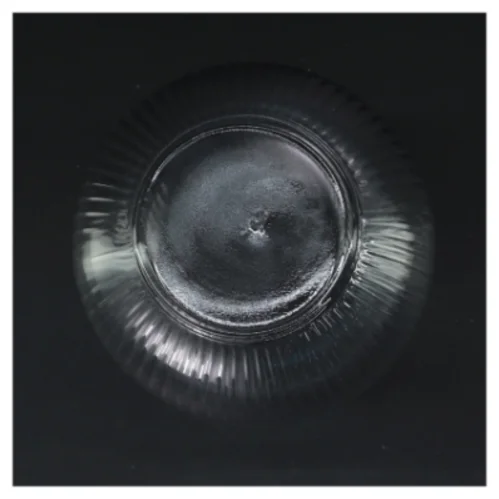 Glasvase (str. Ø 8,5 cm længde 17,5 cm)