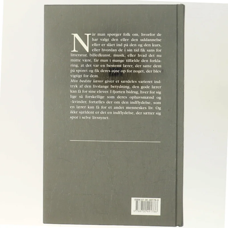 Min bedste lærer : fjorten essays (Bog)
