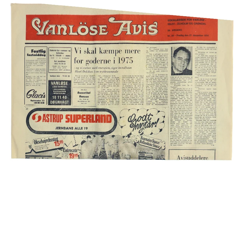 Vanløse Avis avis fra 1974
