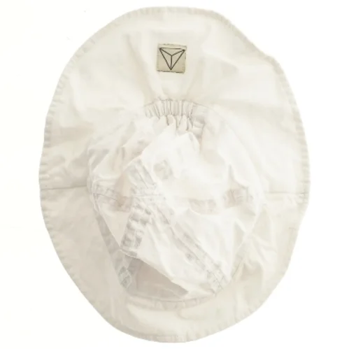 Hvid solhat i størrelse 50 fra Nordic Label (str. 50)