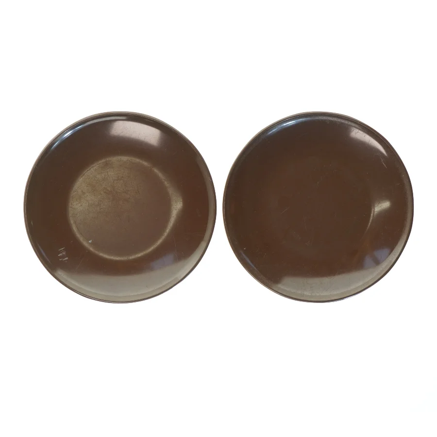 Brune tallerkener (str. Ø 16 cm)