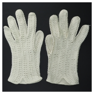 Hæklede handsker (str. 23 cm)