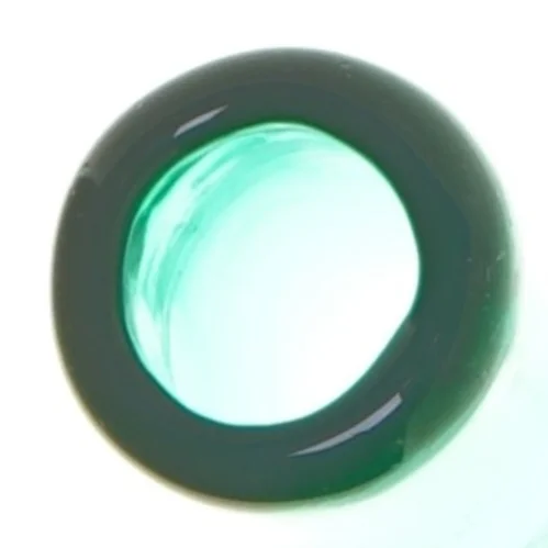 Grøn glasvase (str. 33 cm)