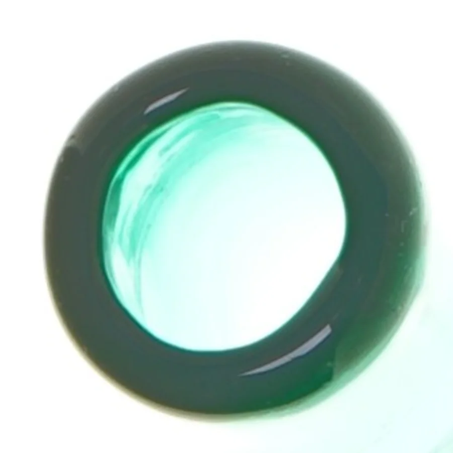 Grøn glasvase (str. 33 cm)