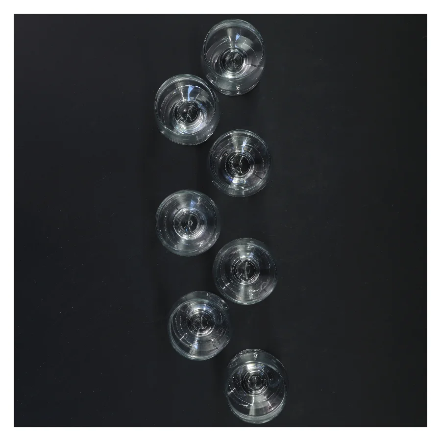 Sæt med vin glas (str. 9x5 cm)