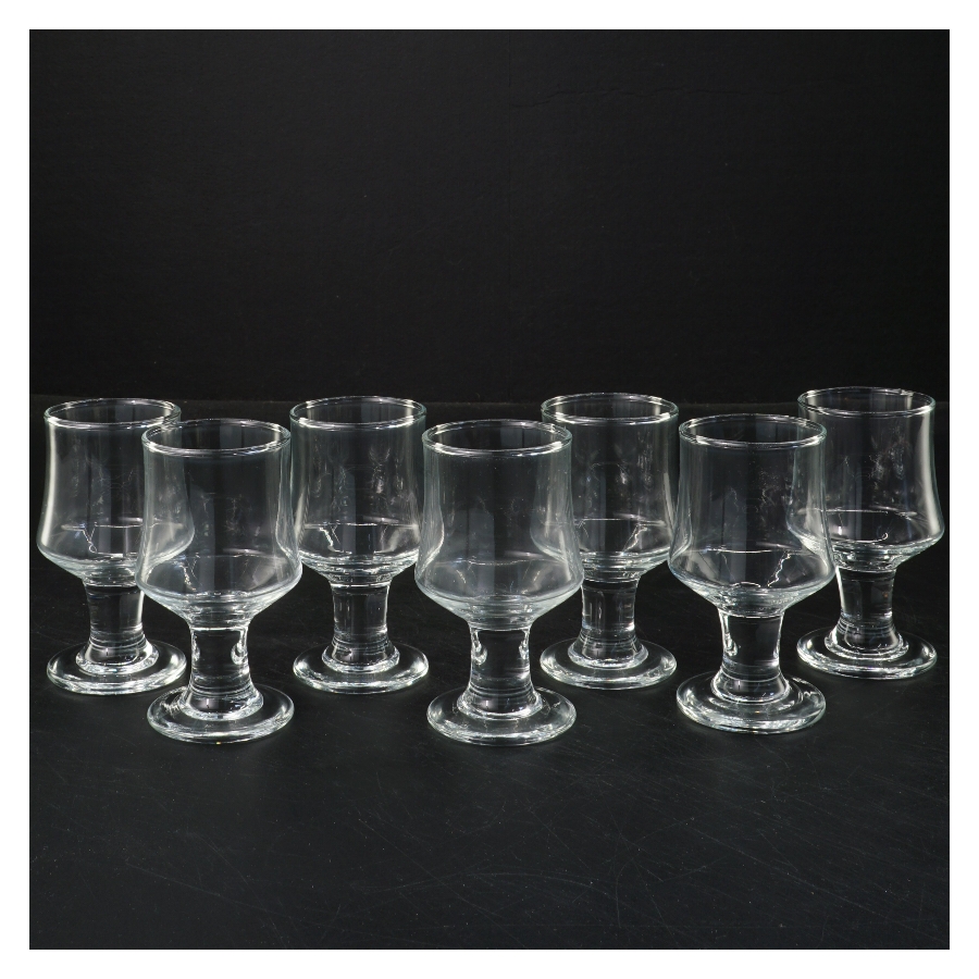 Sæt med vin glas (str. 9x5 cm)