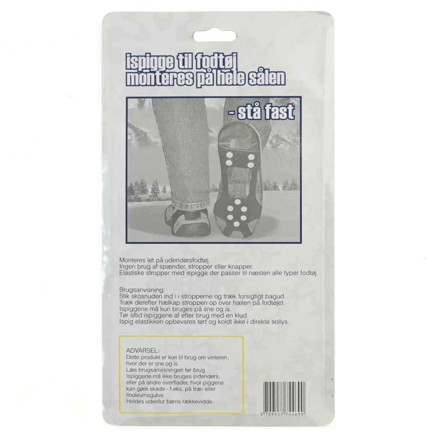 Skosåler med ispigge (str. 42-46 )