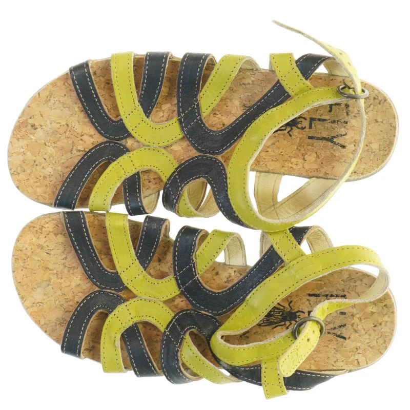 Damesandaler med korkbund fra Fly London (str. 39 )