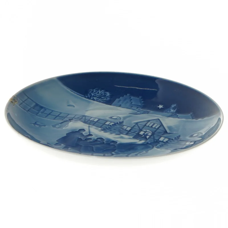 Bing & Grøndahl Juleplatte 1969 fra B&G (str. Ø 18,3 cm)