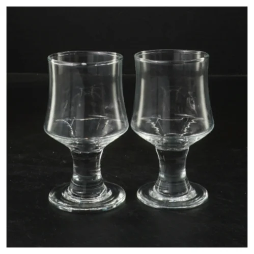 Sæt med to glas (str. Ø 6x11,5 cm)