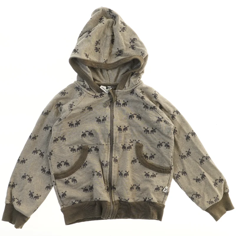 Børne hættetrøje med dyremotiv fra Urban Elk (str. 110)