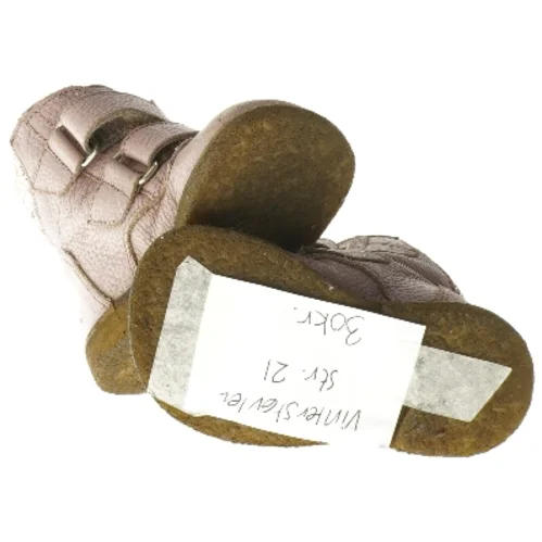 Børnestøvler i lyserød glitter (str. 21 )