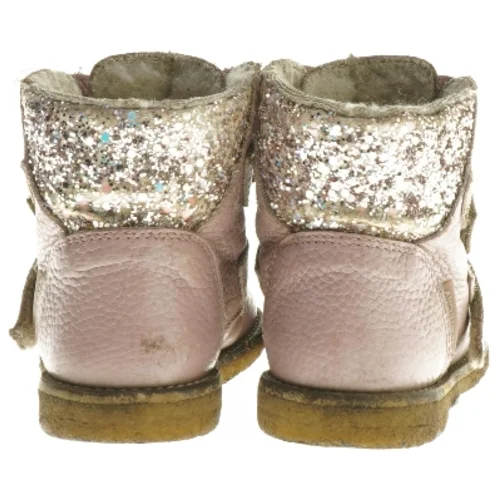 Børnestøvler i lyserød glitter (str. 21 )