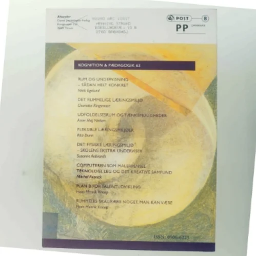 Kognition & Pædagogik af Niels Egelund (Bog)