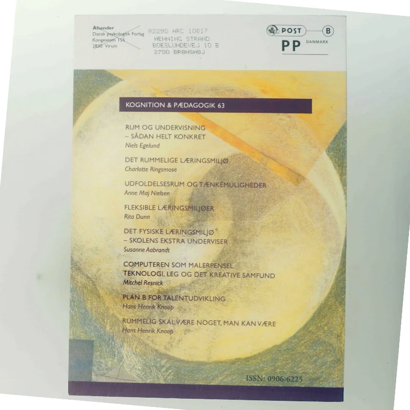 Kognition & Pædagogik af Niels Egelund (Bog)