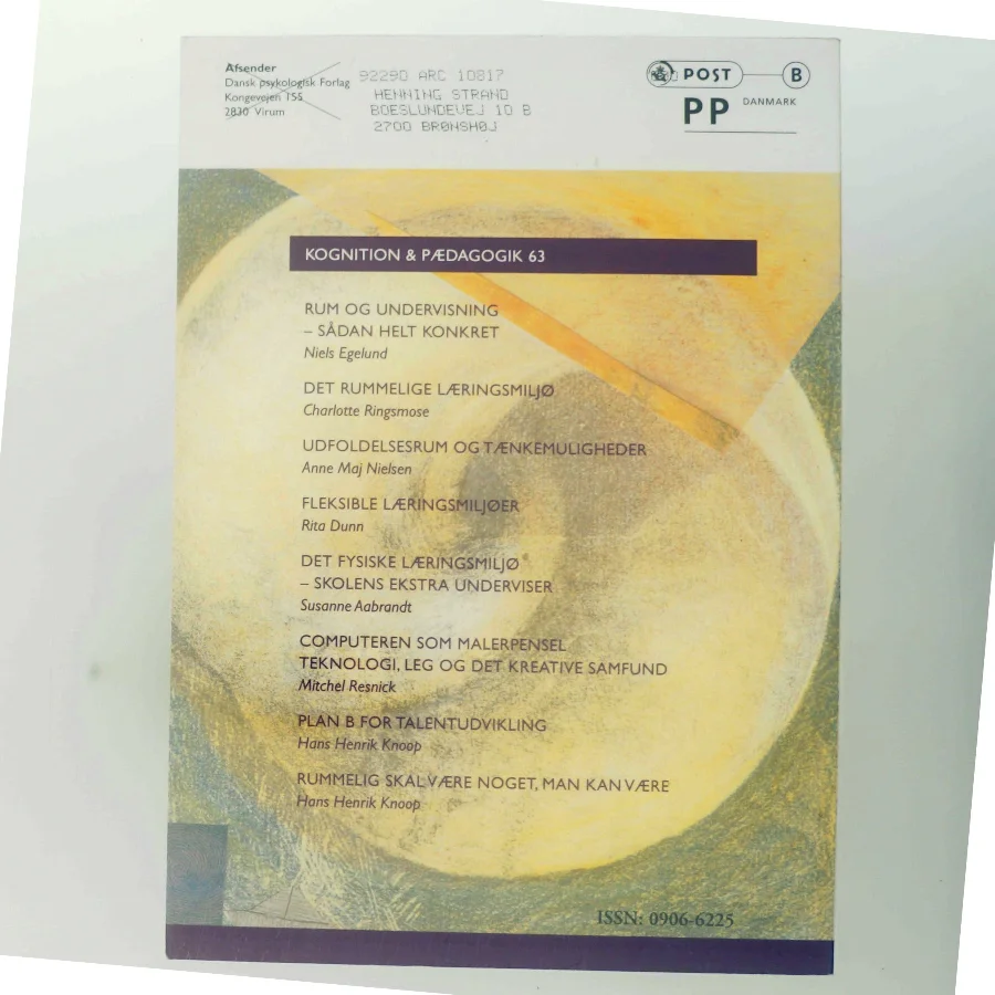 Kognition & Pædagogik af Niels Egelund (Bog)