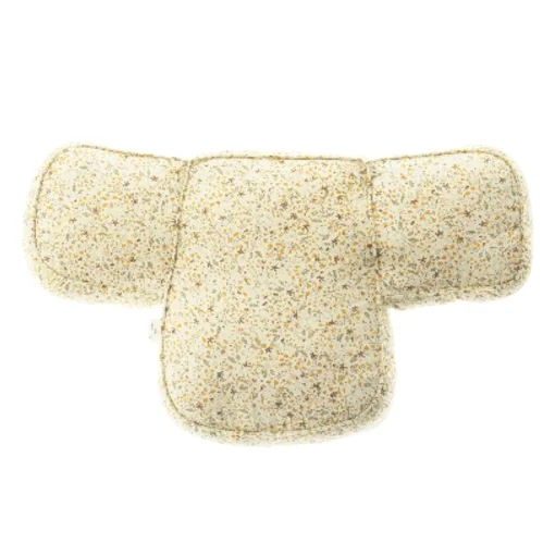 Barnevognspude med blomstermønster (str. 55,5x33 cm)