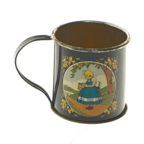 Dekorativ blikkrus med Irmapige fra Irma (str. 4 cm)