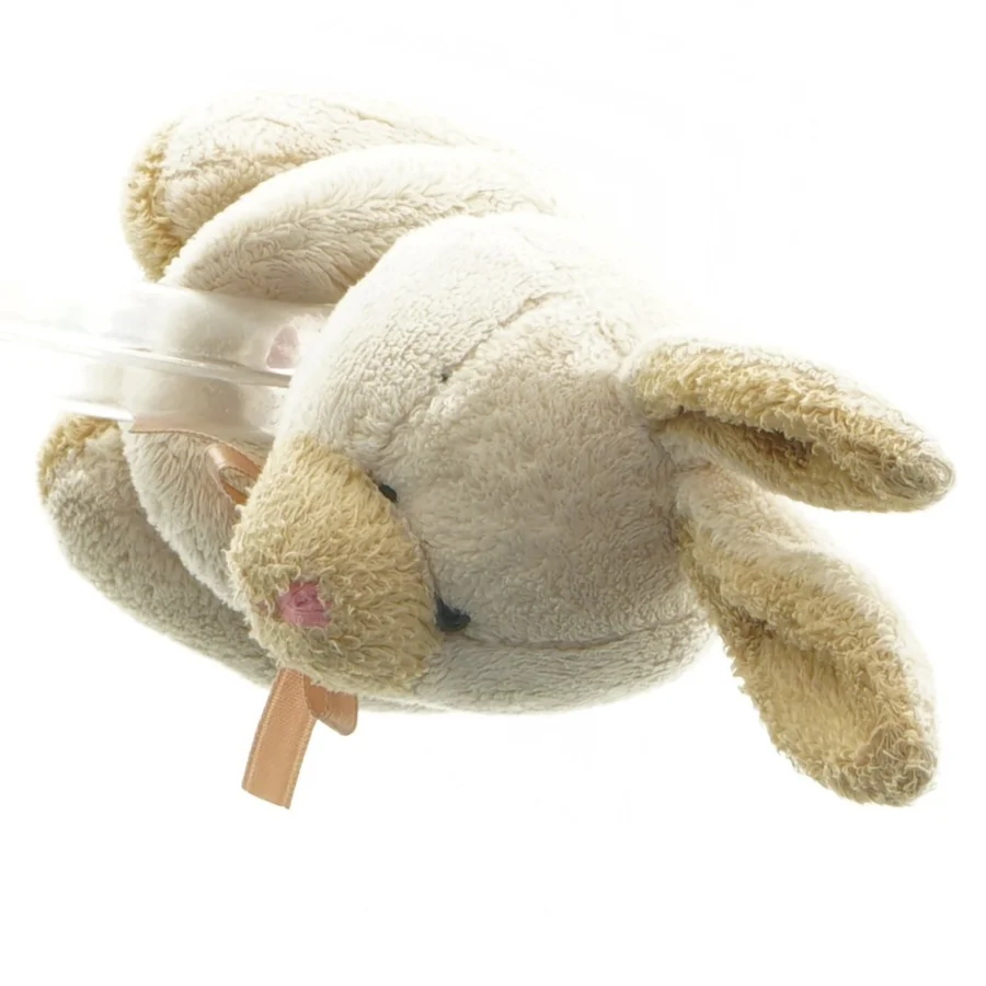 Kaninfigur med rangle (str. 18x12 cm)