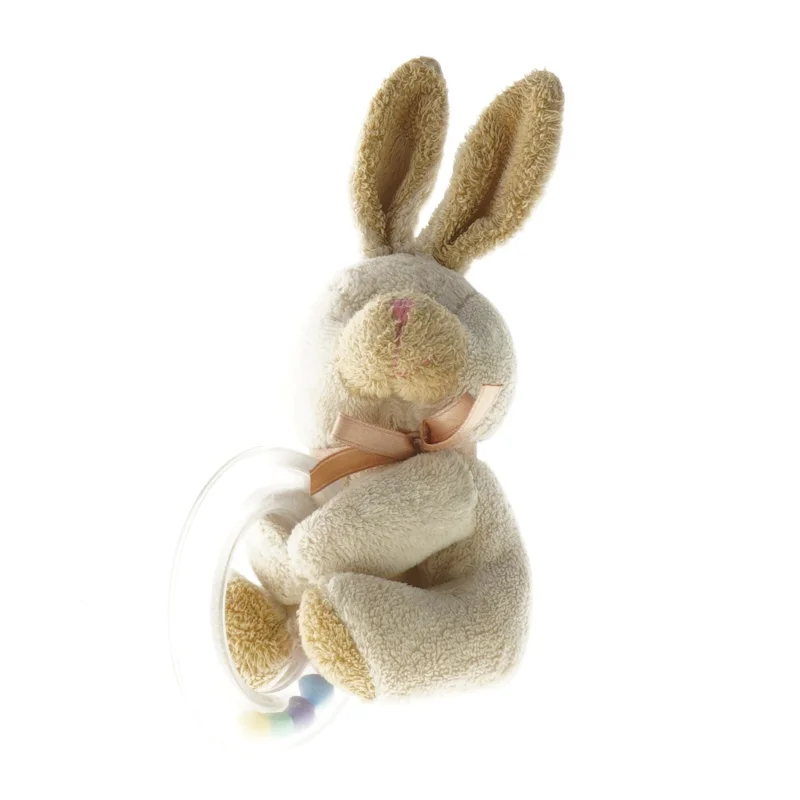 Kaninfigur med rangle (str. 18x12 cm)