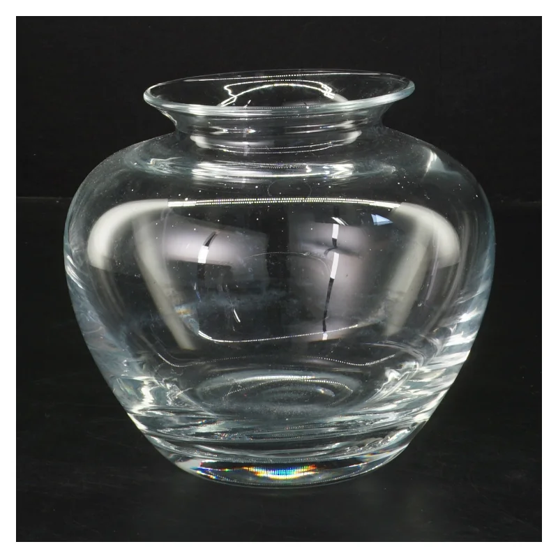 Glasvase (str. Ø 9 cm længde 12,5 cm)