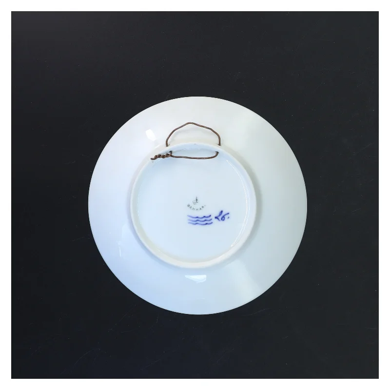 Platte med kongeligt motiv fra Royal Copenhagen (str. Ø 18 cm)