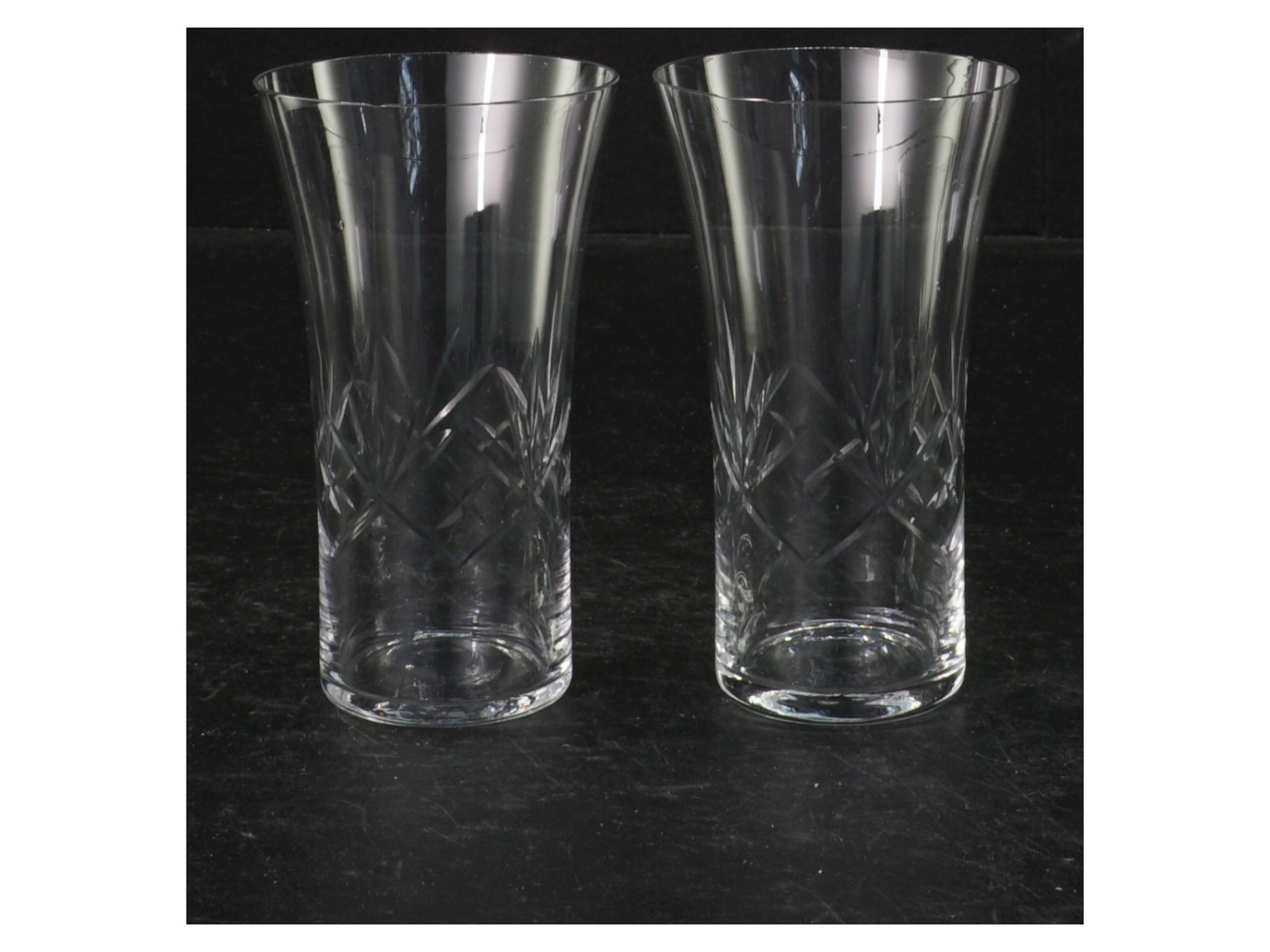 Tynde glasvaser (str. 10,5 cm)
