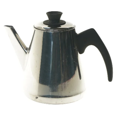Retro kaffekande i rustfrit stål (str. 18,5 cm)