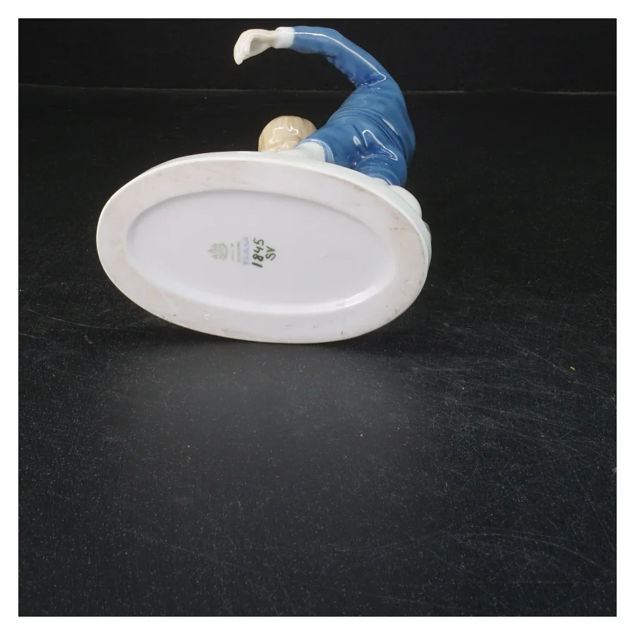 Porcelænsfigur af dansende par fra B&G (str. 21x12 cm)