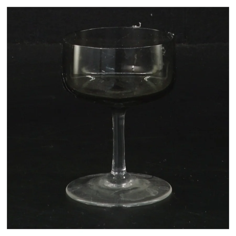 Lille glas med stilk (str. Ø 5,5 cm Længde 8 cm)