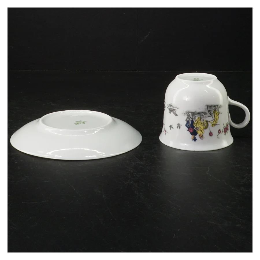 Porcelænskop og underkop