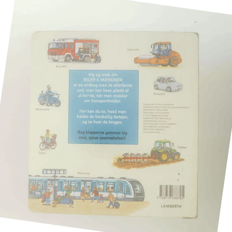 Kig og snak om biler & maskiner af Illustrationer: Stefan Seidel (Bog)