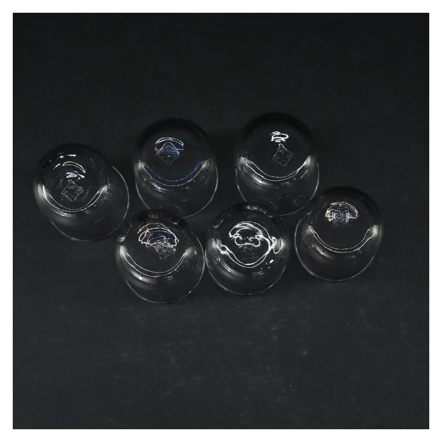 6 Glas (str. Ø 5 cm. længde, 7,5 cm)