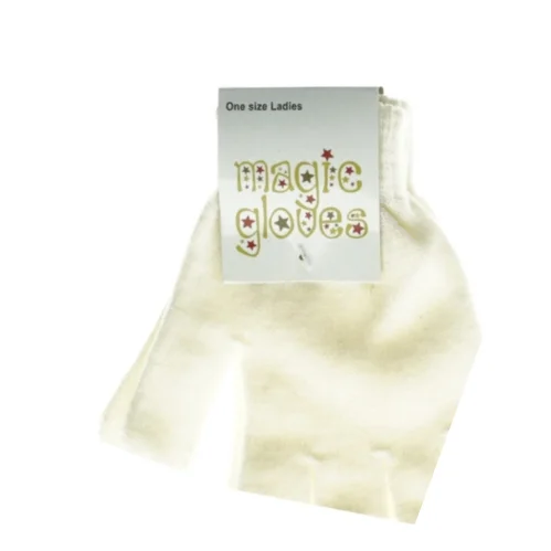 Hvide handsker (str. One size (damer))
