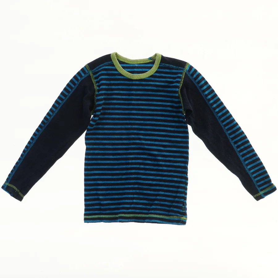 Uld. Langærmet stribet trøje fra 808 (str. 128)