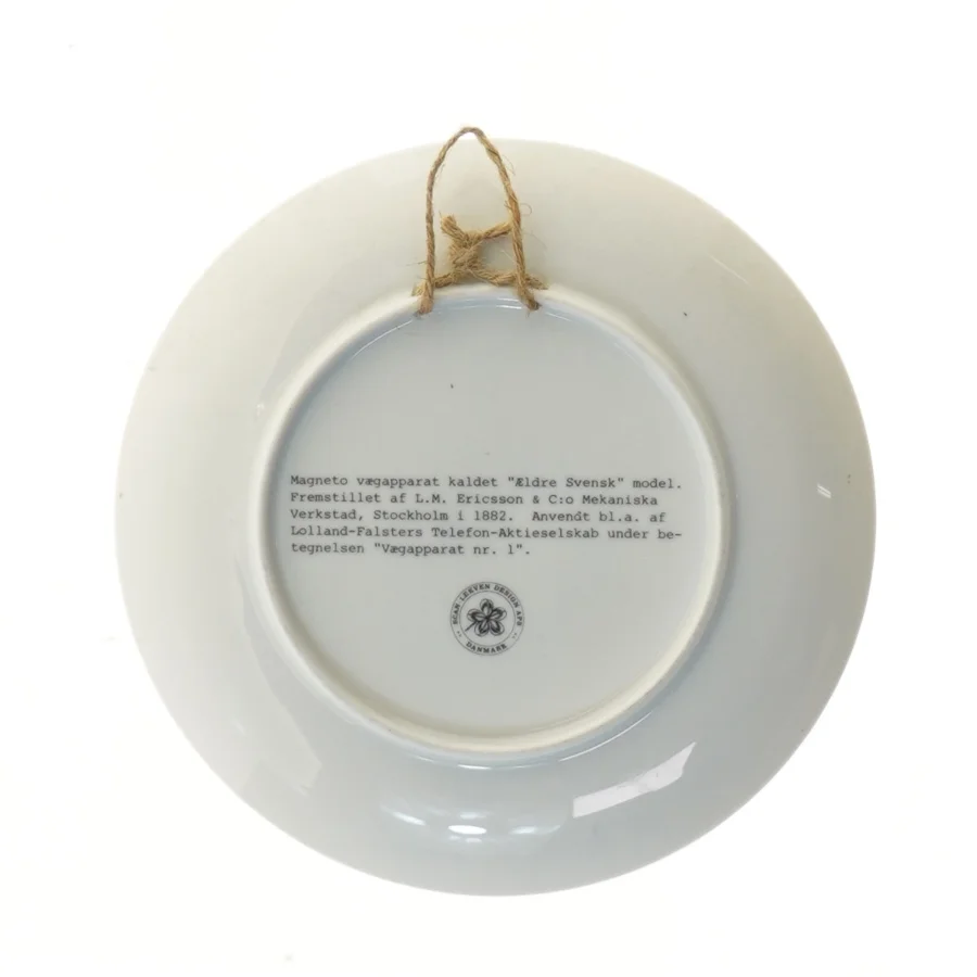 Ericsson vægtelefon dekorationstallerken fra Scan Lekven Design (str. Ø 19,5 cm)