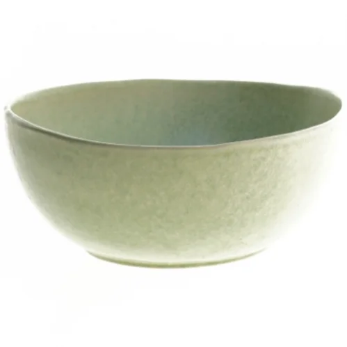 Grøn keramisk skål fra H&M (str. 27,5x21 cm)