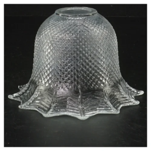 Gennemsigtig glas skål