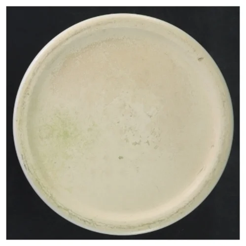 Hvid keramisk potte (str. Ø 12 cm)