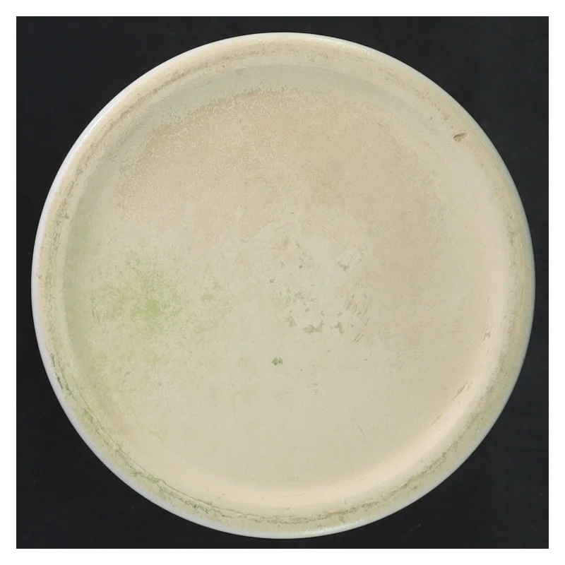 Hvid keramisk potte (str. Ø 12 cm)