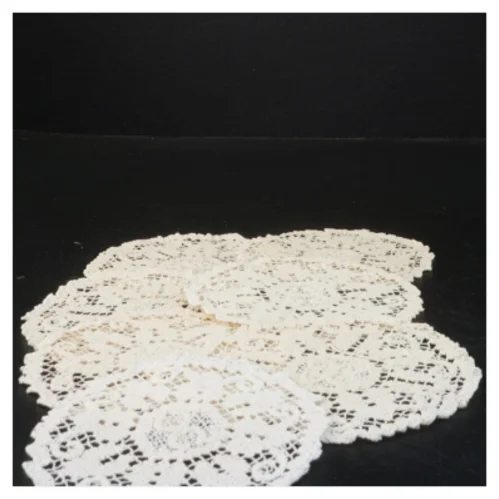 Blonde servietter, Ø 12 cm (str. Ø 12 cm)