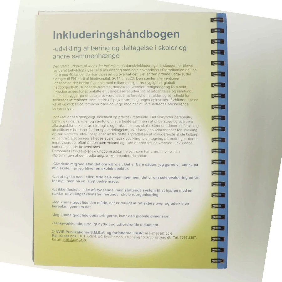 Inkluderingshåndbogen af Tony Booth (Bog)