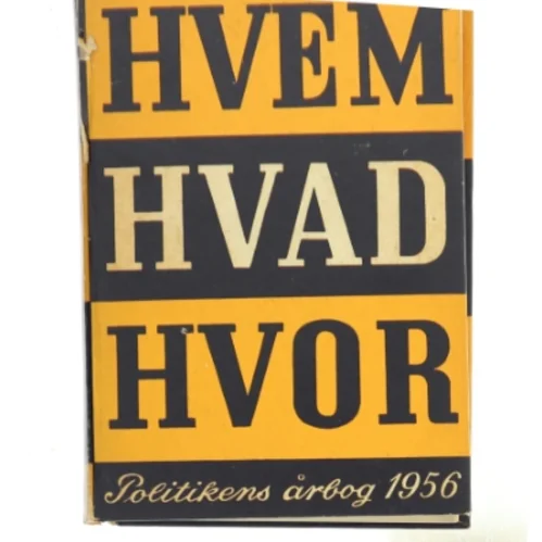Hvem Hvad Hvor (Bog)
